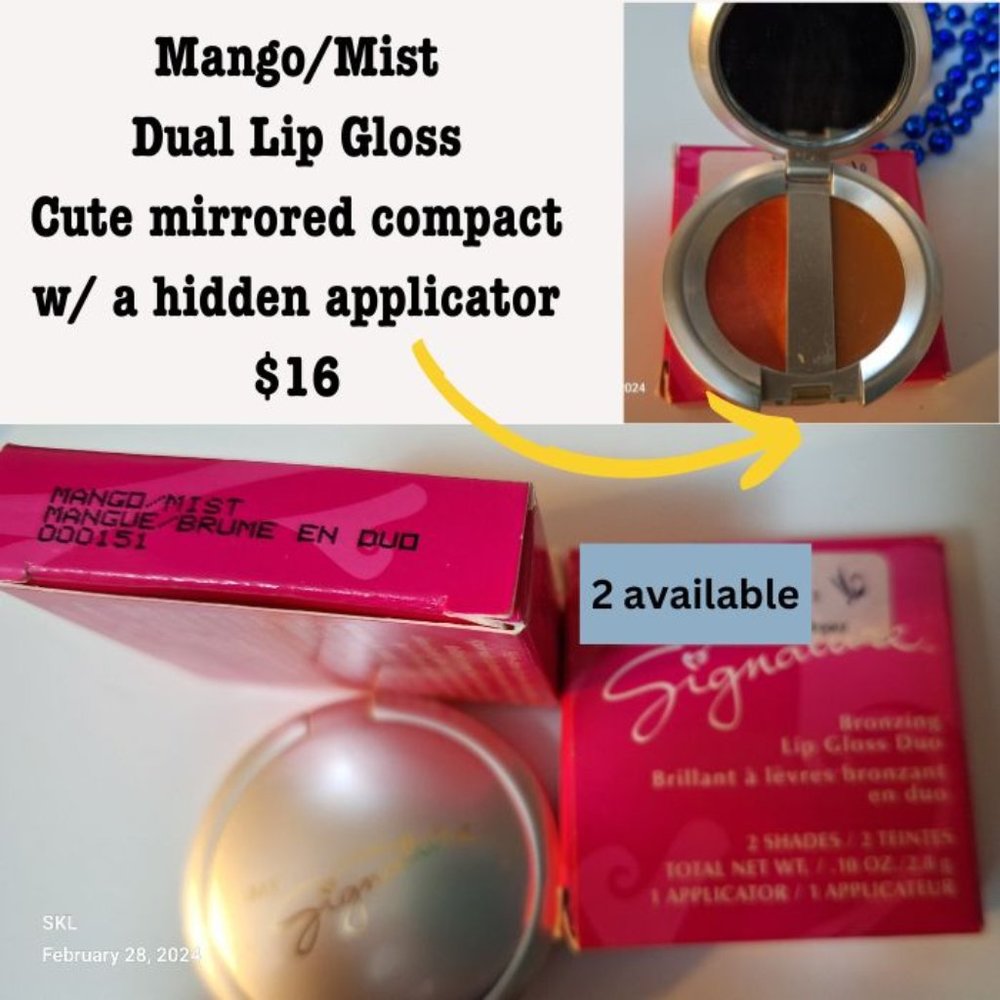 Mary Kay/ Dual Lip Gloss/Mango-Mist